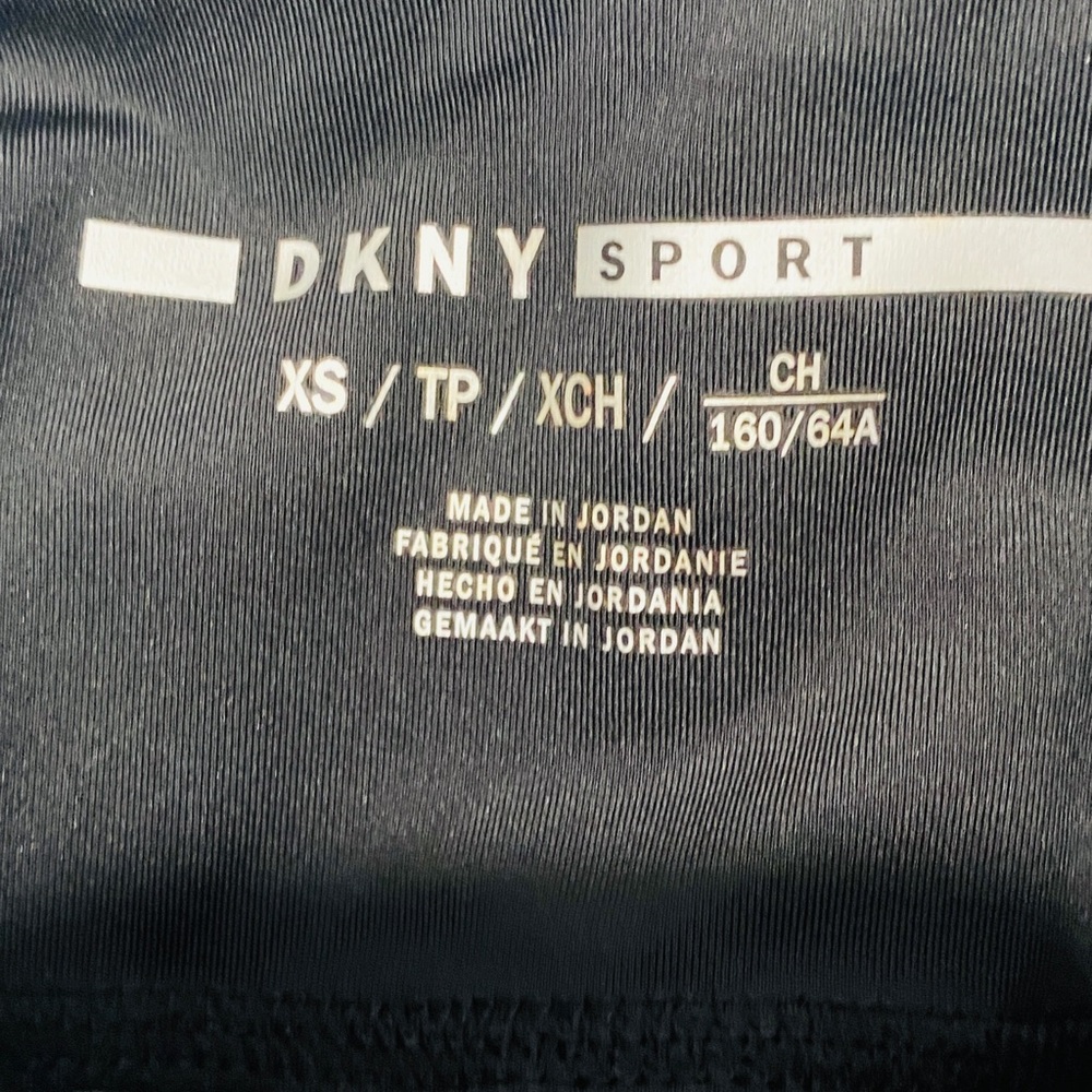 NWT DKNY Electric Shock Print High Waist Legging. - Picture 9 of 9